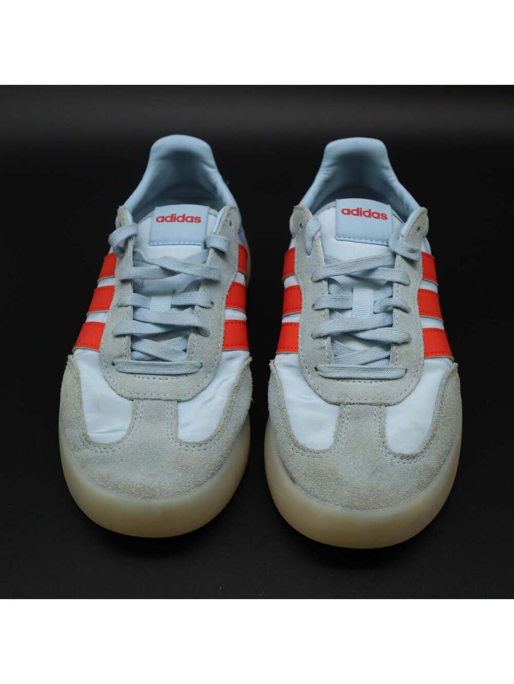 adidas Barreda Decode Clear Sky Bright Red Blue Sneakers Womens Size 5.5 JR3103